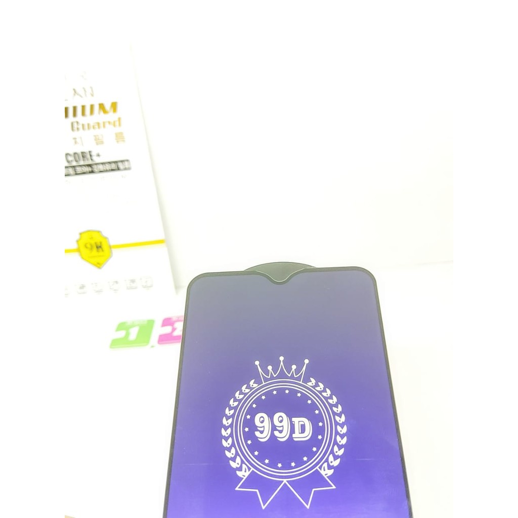 KOREAN Blue Ray 10D Oppo A91 F15 6.4 inchi Tempered Glass FULL GLUE ANTI RADIASI