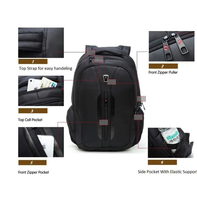 TIGERNU Tas Ransel Backpack Laptop Original