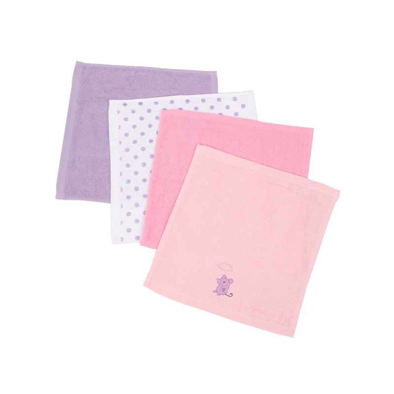 BABY K2 - Handkerchief sapu tangan / handuk kecil baby isi 4 pcs kode 00124