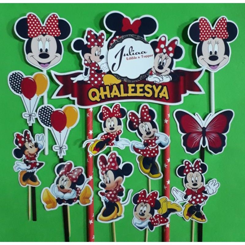 topper cake minnie mouse