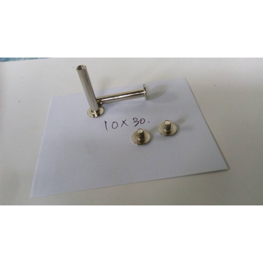 

baut buku / kalender atau paku buku ukuran 10x30 mm