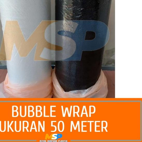 

☻ Plastik Bubble Wrap Merek Mulia Pack - UK 125 cm x 50 m - Putih ✵