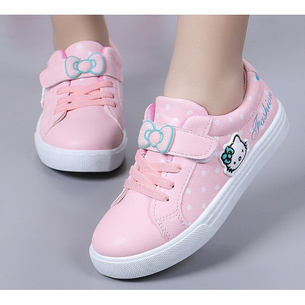 Sepatu Sneaker hello kitty cantik cod import 1-5 thn