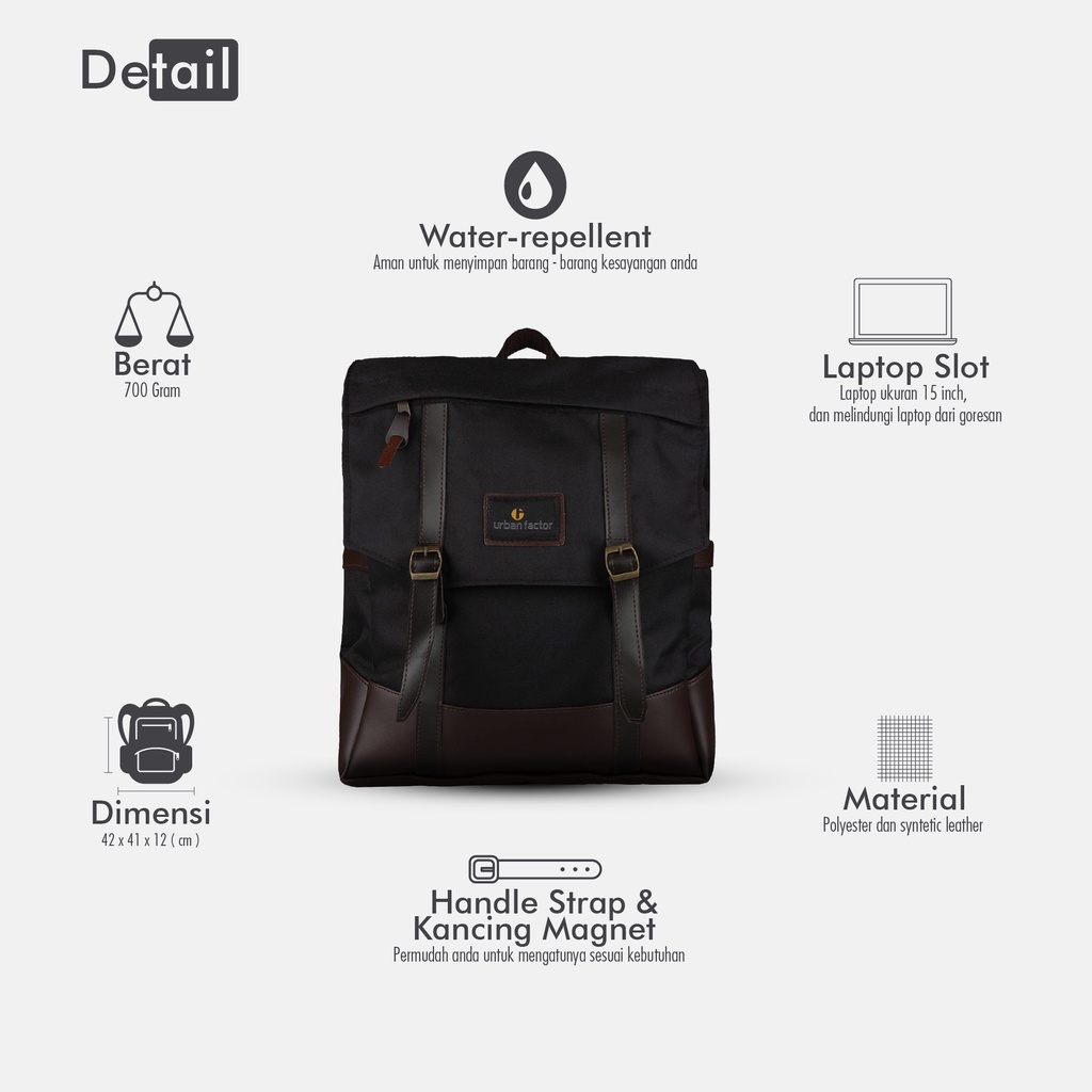 Tas ransel Backpack urban factor - High Way | Tas laptop