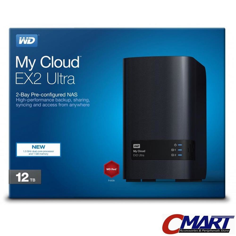WD My Cloud EX2 Ultra 12TB MyCloud HDD Hardisk Harddisk Eksternal