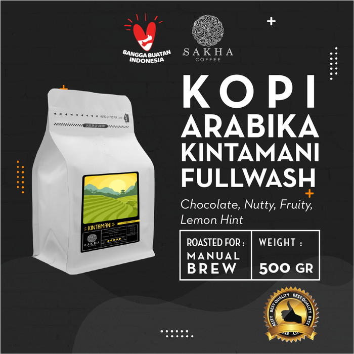 

Kopi Arabika Kintamani Bali Roast For Manual Brew 500 Gr SAKHA COFFEE - KMKIN500