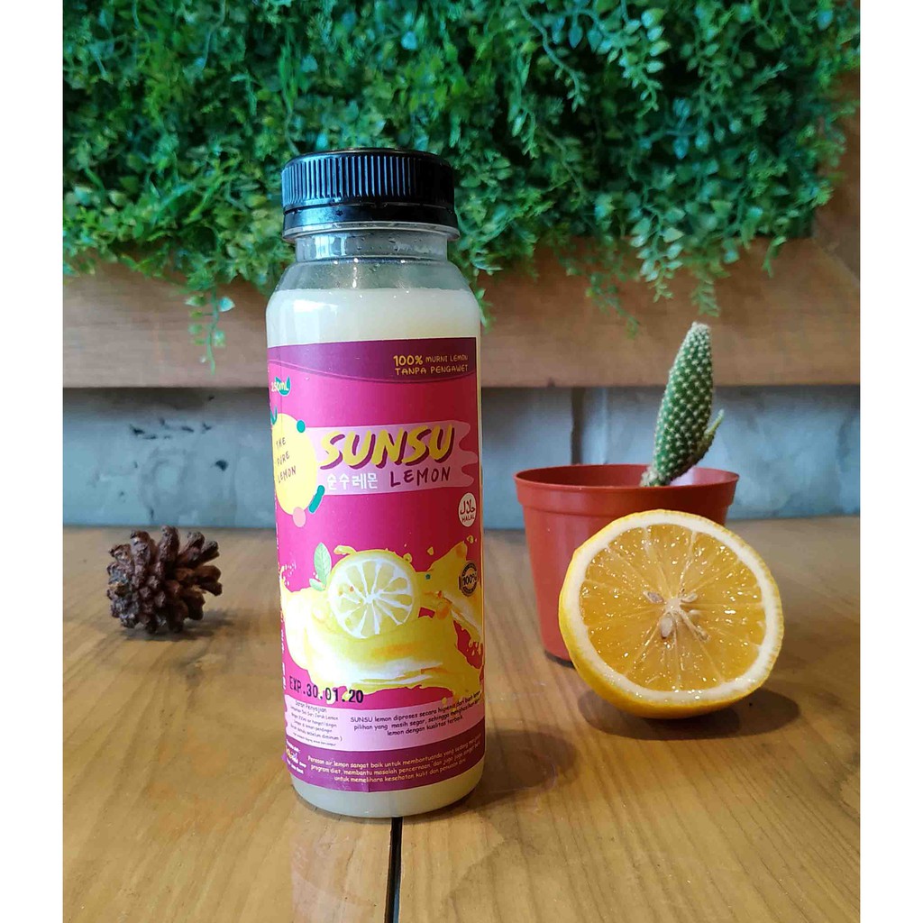 

SARI LEMON 250ml SUNSU LEMON | LEMONA | MINUMAN | GRATIS ONGKIR SHOPEE jusdiet jus diet