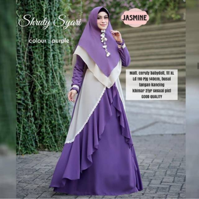 READY Gamis syari kualitas butik