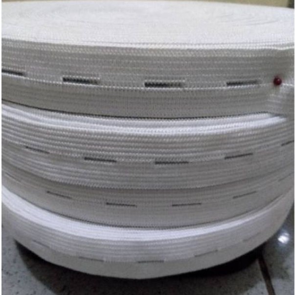 Karet Celana / karet Lobang 2cm Karet Elastis berlubang Lebar 2 cm