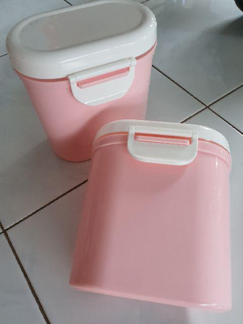 Toples Tempat Penyimpanan Susu Bubuk Traveling Portable Large 800 Ml