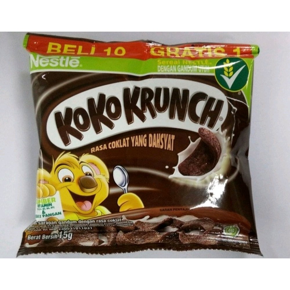 

Silakan Order KOKO KRUNCH sereal cokelat KOKO KRUNCH 15 gram terbatas