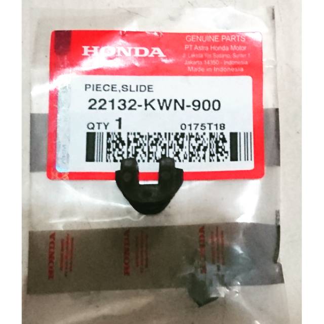 PIECE SLIDE Silider Vario 125/150 satu set Asli