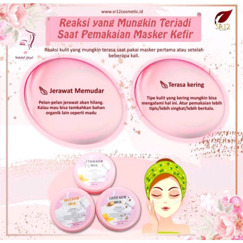 SR12 MASKER KEFIR KOPI BPOM ORIGINAL / COFFEE KEFIR MASK