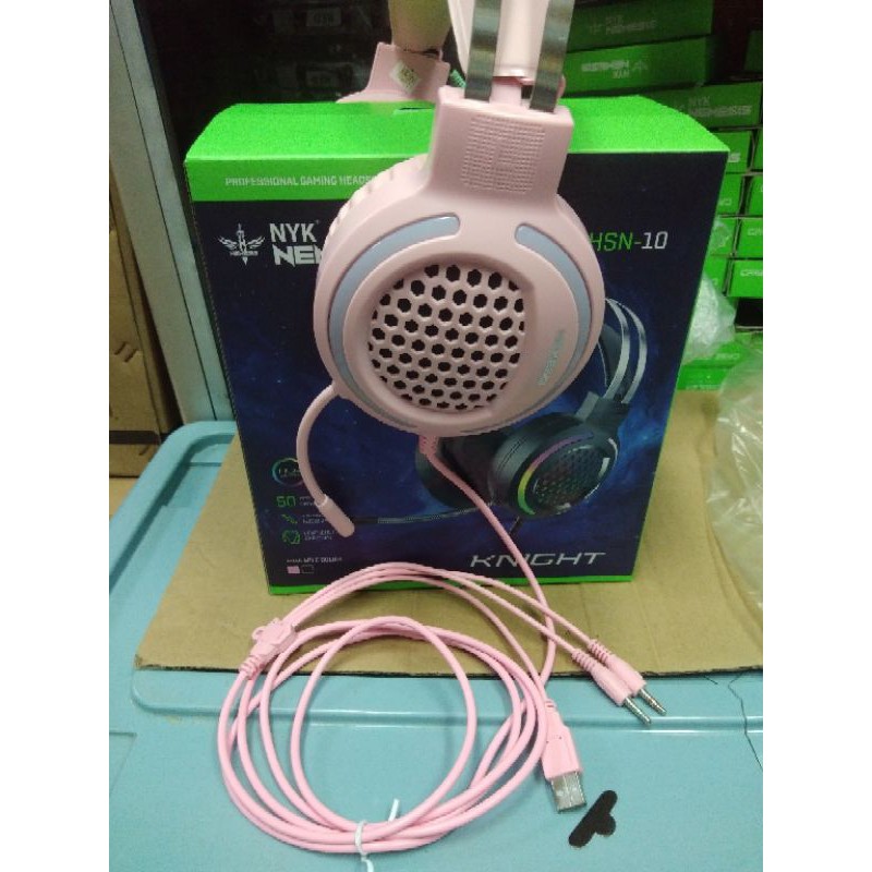 NYK HSN-10 Knight Headset Gaming Jack 3,5mm RGB