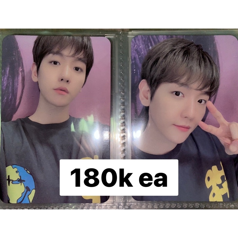 Baekhyun EXO Bambi Yizhiyu yzy fansign pc photocard