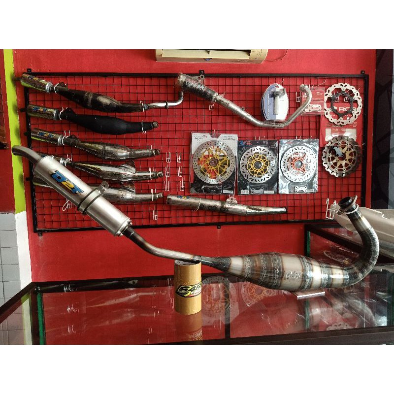 Knalpot D2T Ninja leher cacing