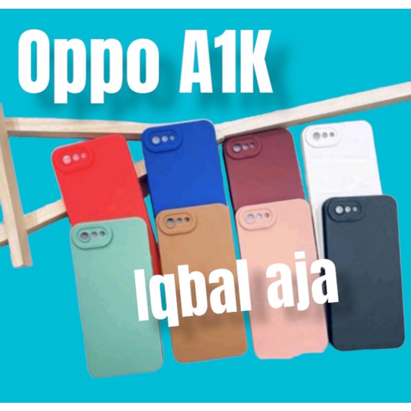Softcase Macaron Oppo A1k Silikon Casing Selicon Case Pelindung Pro Camera