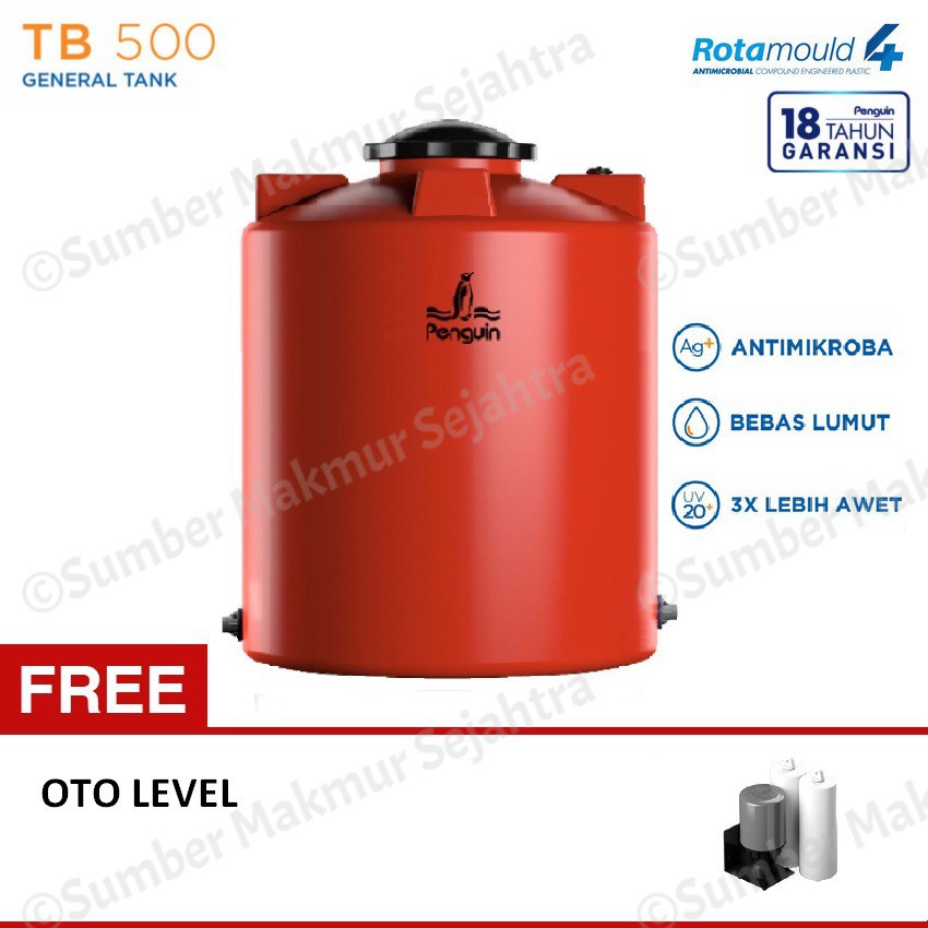 Jual Tandon Air 5000 Liter Penguin / Toren Air / Tangki Air - TB 500