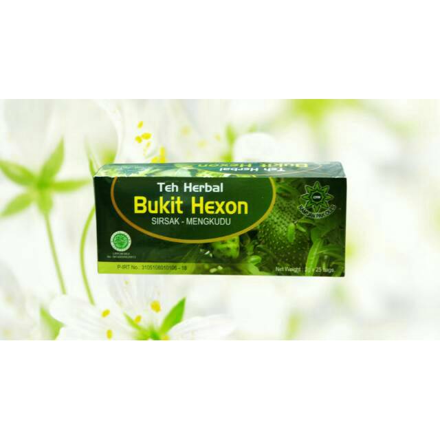 

Teh herbal Bukit Hexon Sirsak Mengkudu