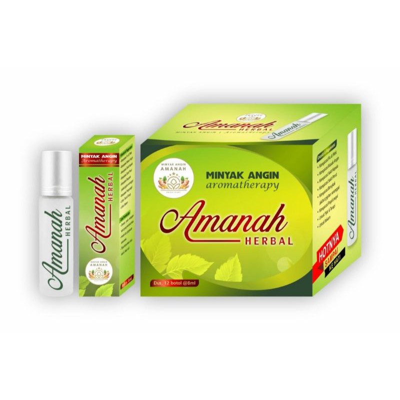 PROMO minyak angin herbal alami hot merk AMANAH