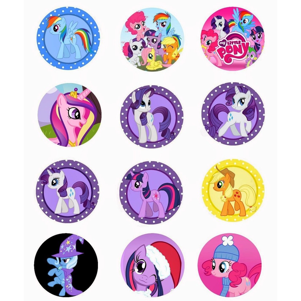 

CUPCAKE TOPPER CUSTOM KARAKTER LITTLE PONY