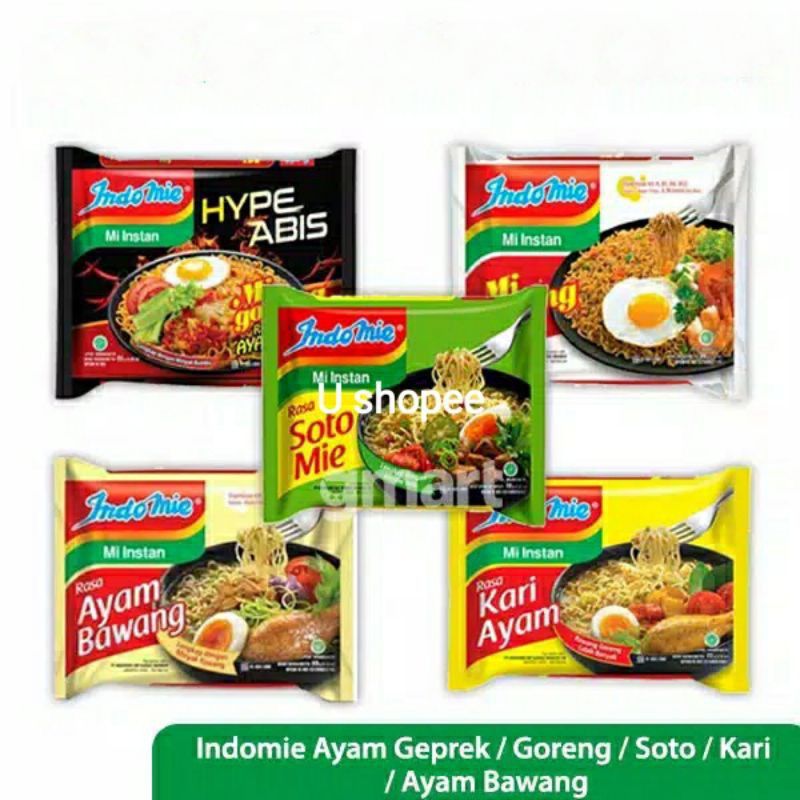 

Indomie (variant rasa) @5pcs