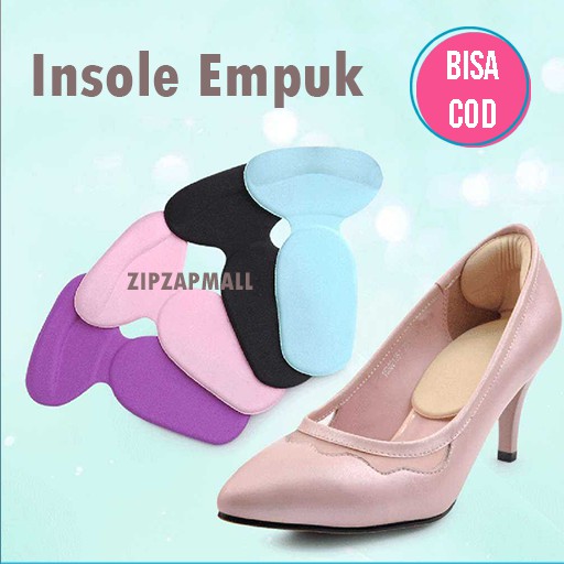 Insole Alas Kaki Sepatu Wanita High Heels Liner Grip 4D 1 Pair Empuk / Alas Sepatu Wanita Empuk