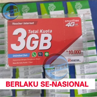 Voucher Vocer Isi Ulang Kuota Data Internet Smartfren 4gb Smart 4 Gb ...