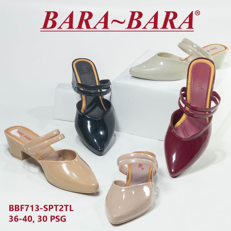 SANDAL SELOP WANITA HAK BARA-BARA IMPORT SIZE36-40