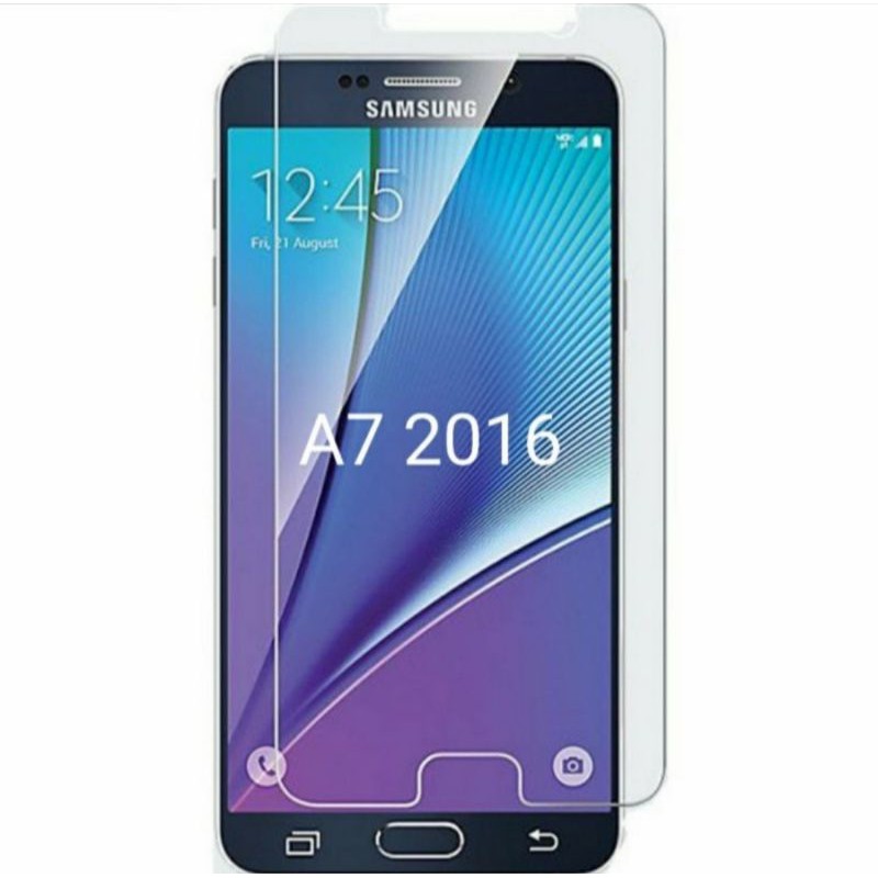 Samsung A7 2016 A7 2017 tempered glass anti gores kaca bening