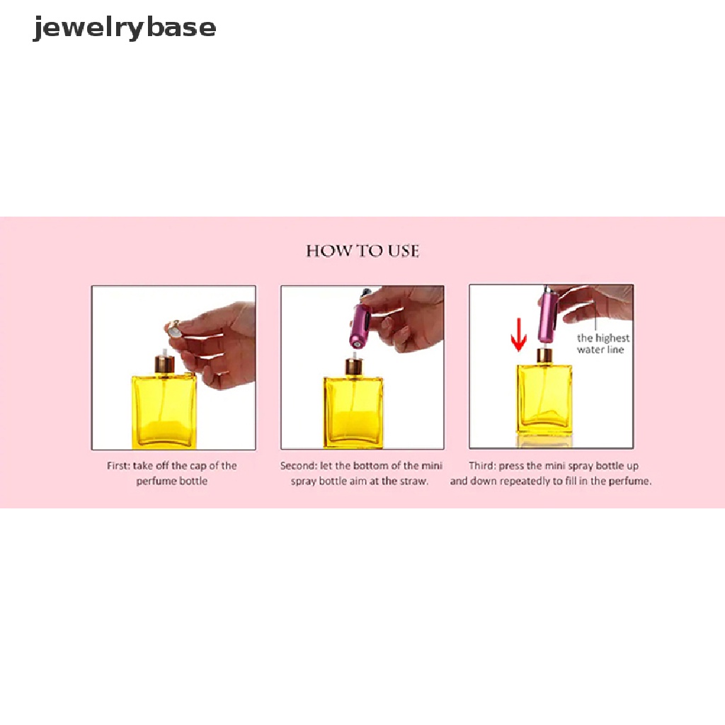 Botol Parfum Isi Ulang Portabel Model Semprot Atomizer Ukuran 5ml