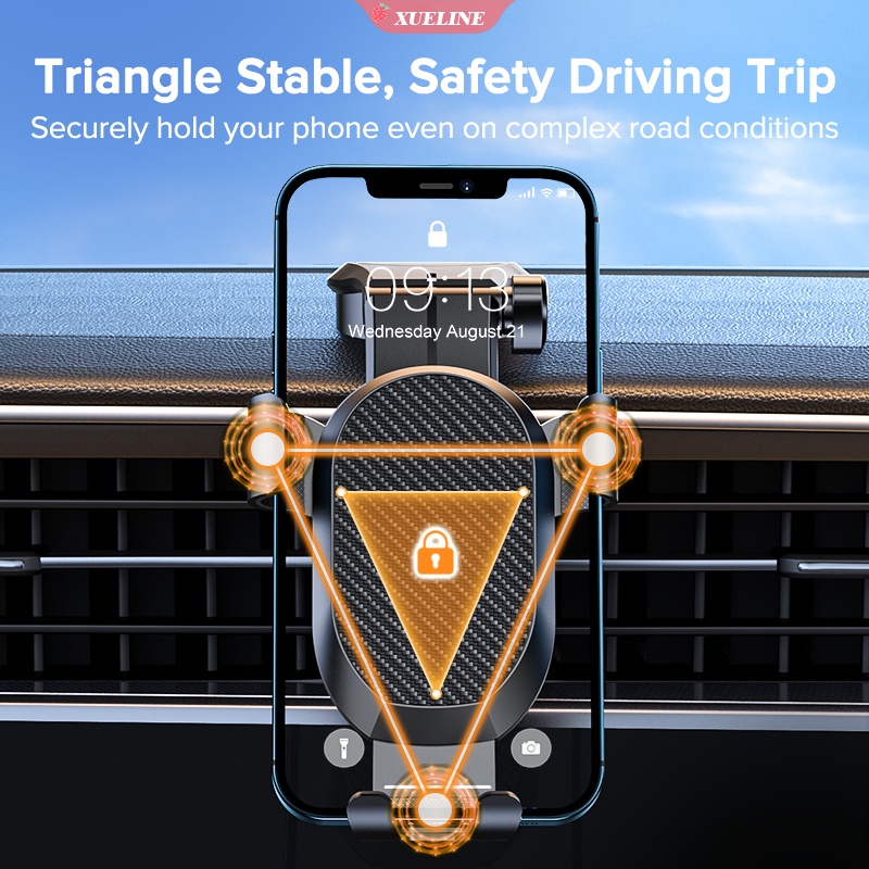 Bracket Dudukan Handphone GPS Untuk iPhone 13 12 Samsung Xiaomi 11 Huawei LG