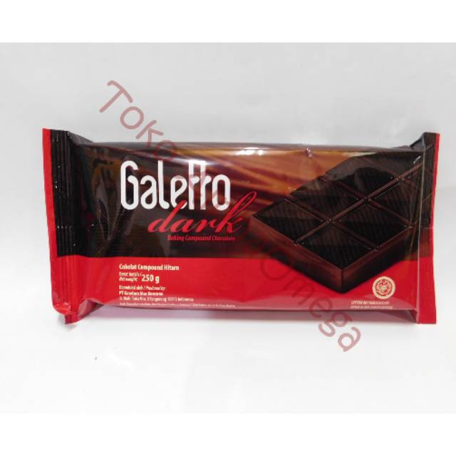 

Galetto Dark Chocolate 250 gram/ Cokelat Batang Galetto 250gr