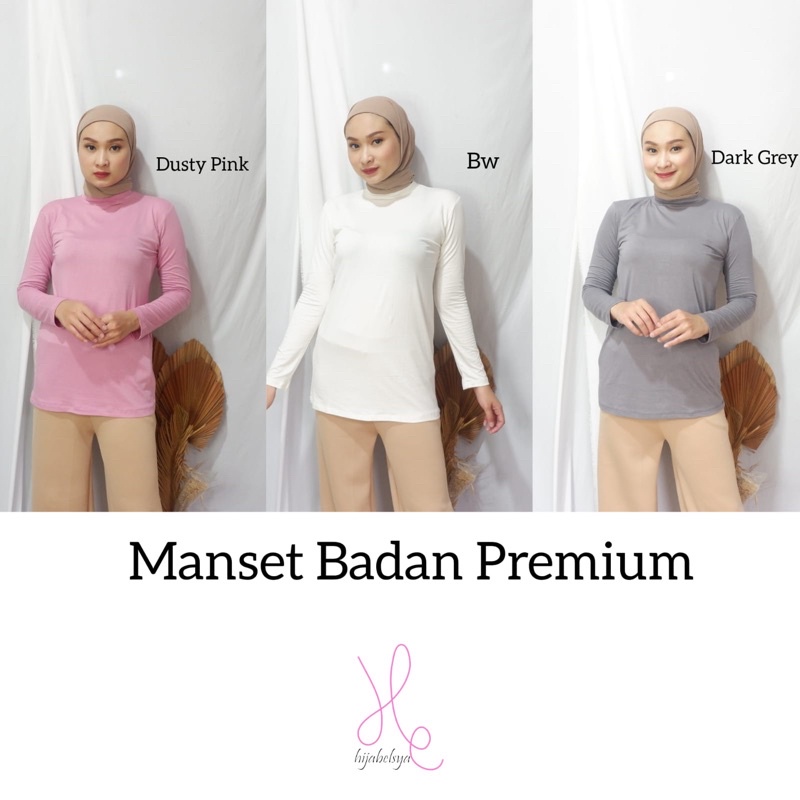 Manset Premium Basic Turtleneck All Size, Manset Badan Kaos , Manset Uniklo, Manset badan jumbo, Manset Badan All Size-4