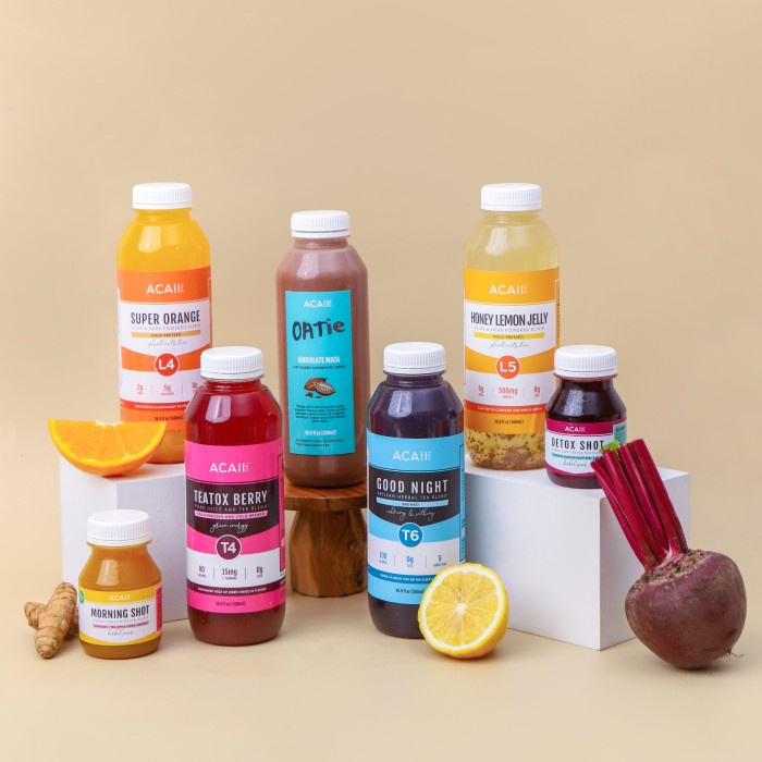 

✨COD✨ Acaii Tea 1-Day Detox Pack (5x500ml & 2x125ml)
