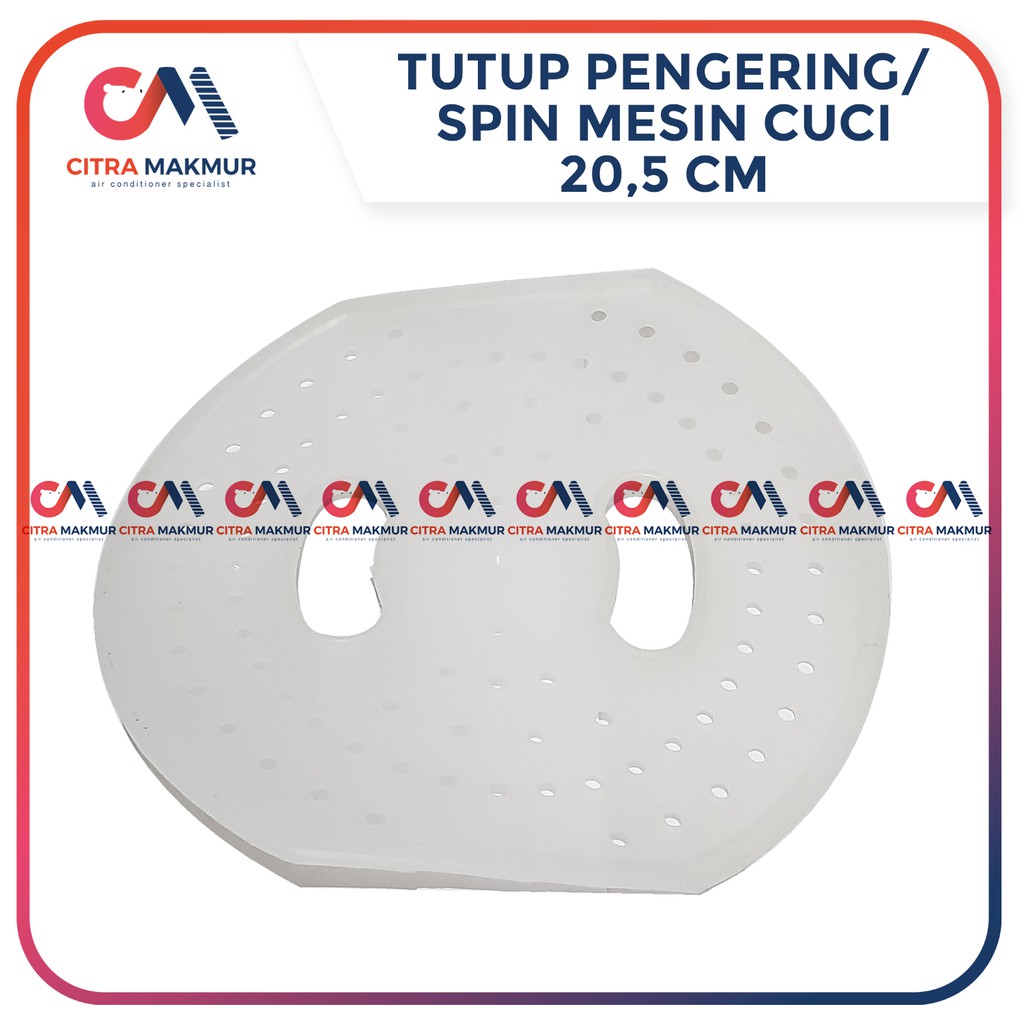 Tutup Pengering diameter 20.5 cm 21 Lonjong Spin Cover Air Mesin Cuci 2 tabung 20.5 cm plastik