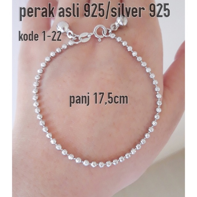 GELANG BIJI LADA/GELANG TANGAN/GELANG MURAH/GELANG /KADO GELANG/PERAK MURAH/SILVER/GELANG WANITA