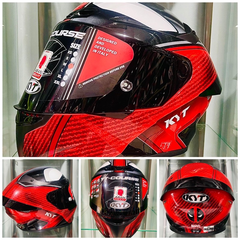 kyt ttc marvel deadpool / kyt tt course marvel deadpool