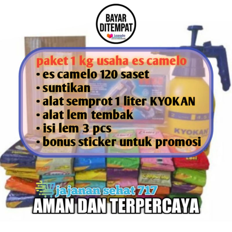 

PAKET USAHA ES CAMELO ES SUNTIK ES CREAM modal kecil untung besar