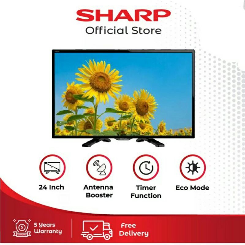 sharp led tv 24 garansi 5 tahun