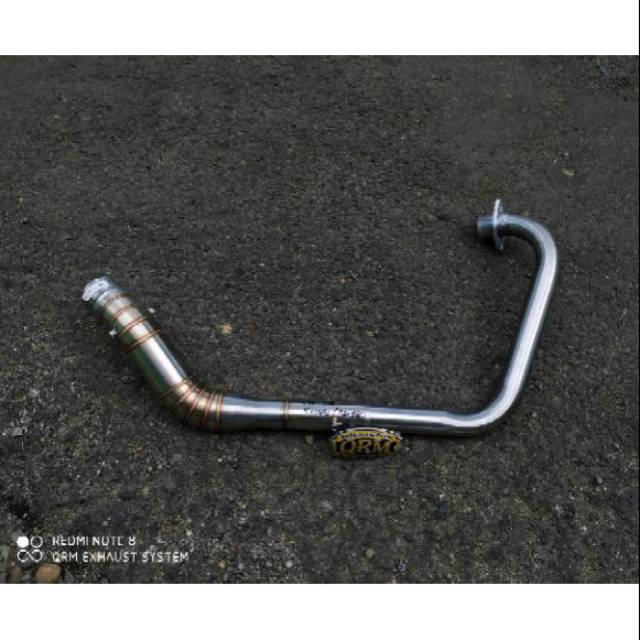 TERMURAH PIPA LEHER KNALPOT KLX KOLONG BAWAH ROADRACE