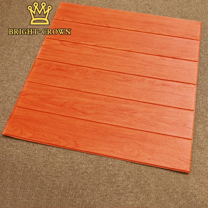 WALLPAPER 3D FOAM MODEL KAYU Uk 70 x 70cm x 7mm /Pcs
