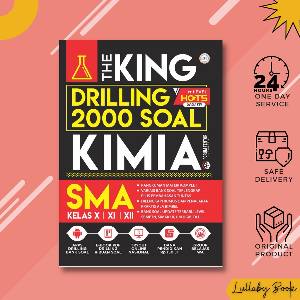 BUKU SMA THE KING DRILLING 2000 SOAL MATEMATIKA, KIMIA, FISIKA, BIOLOGI Untuk Kelas X, XI, XII-SMA KIMIA