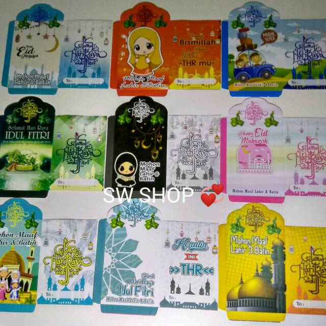 

Amplop lebaran/paket 500 lembar/50 pack sudah di lem