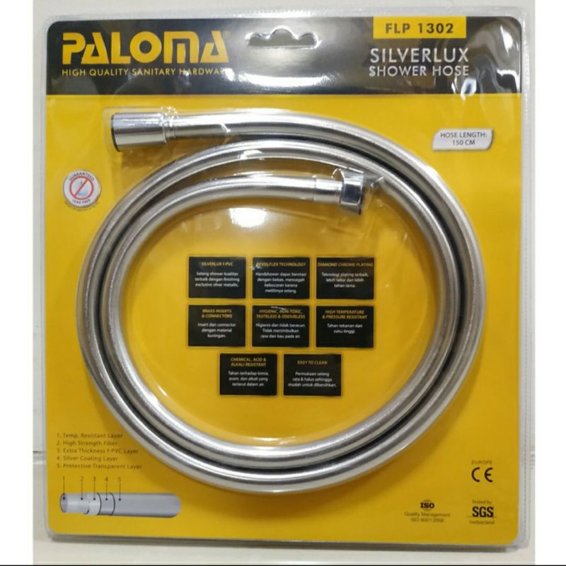 Jual Paloma Flexible Hose Pvc Flp Selang Shower Panjang Meter