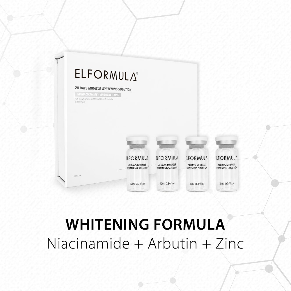 COD ELFORMULA WHITENING SERUM 28 DAYS MIRACLE WHITENING SERUM PEMUTIH WAJAH CERAH SERUM WAJAH ELFORM
