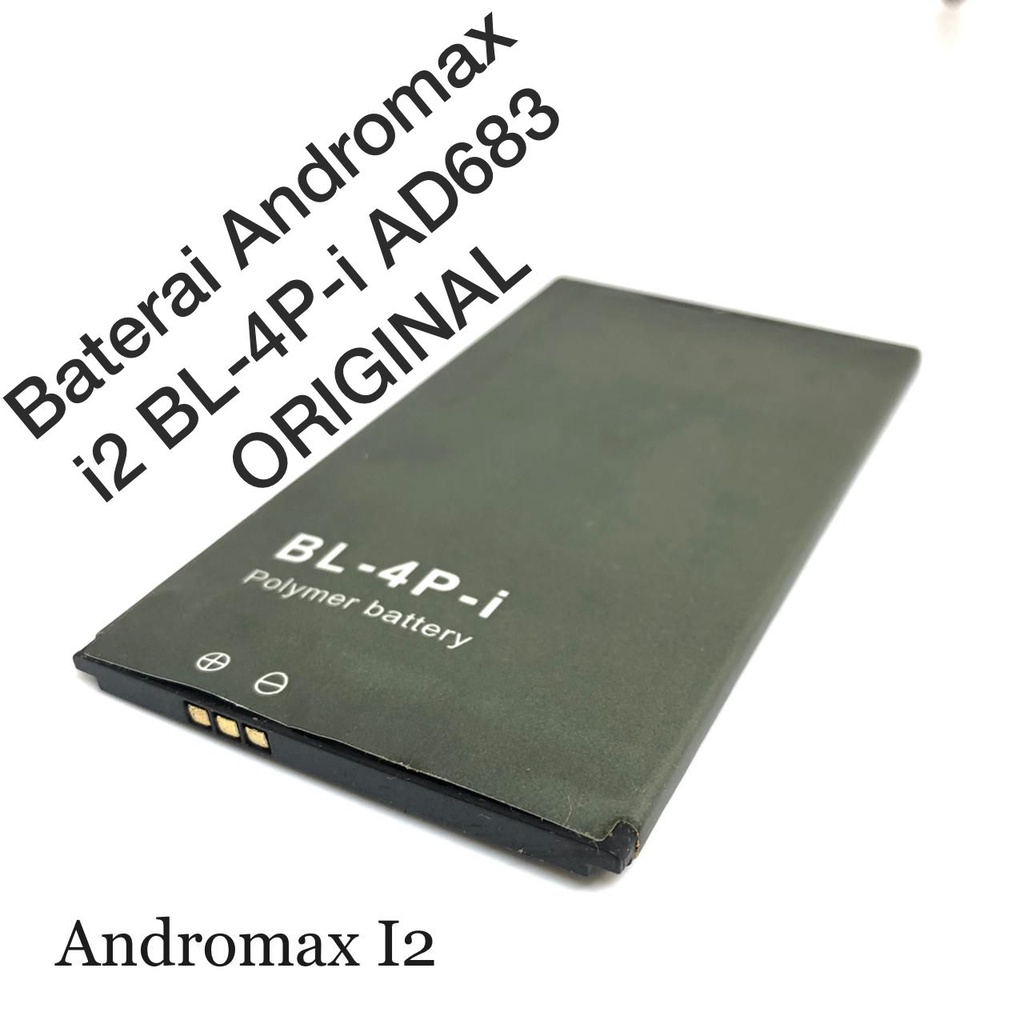 Baterai Andromax i2 BL-4P-i AD683 DOUBLE POWER ORIGINAL 100% Batrai Batre Battery NON PACKING