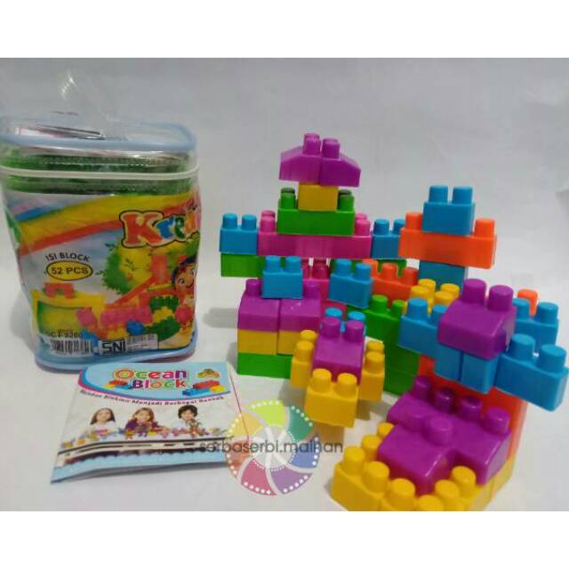 

Restock!!KREATIF BLOCK besar isi 52pcs