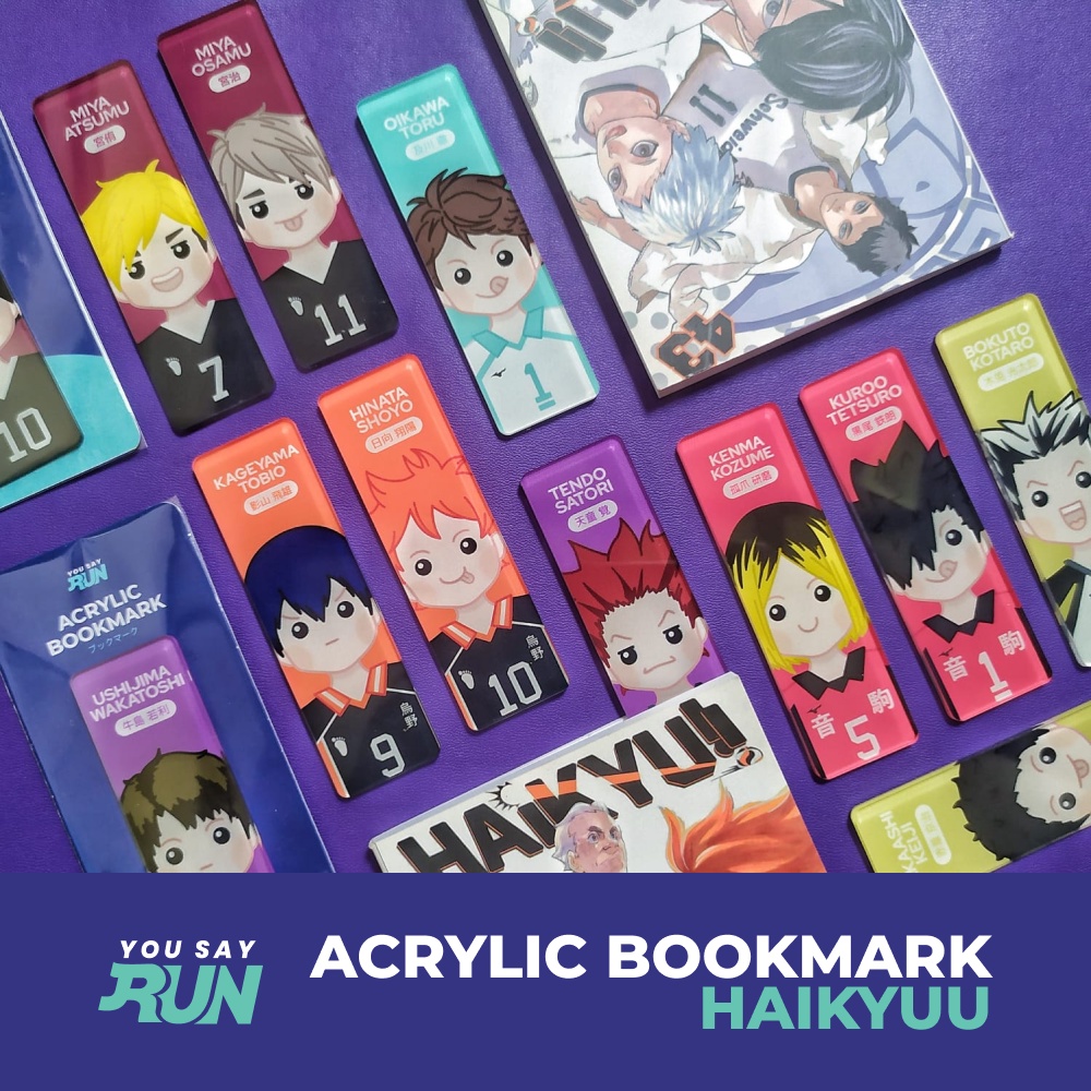 

Acrylic Bookmark Haikyuu