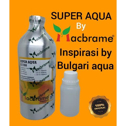fReSh- SUPER AQUA BIBIT PARFUM MURNI 100 ML. BY MACBRAME INSPIRASI BULGARI AQUA.